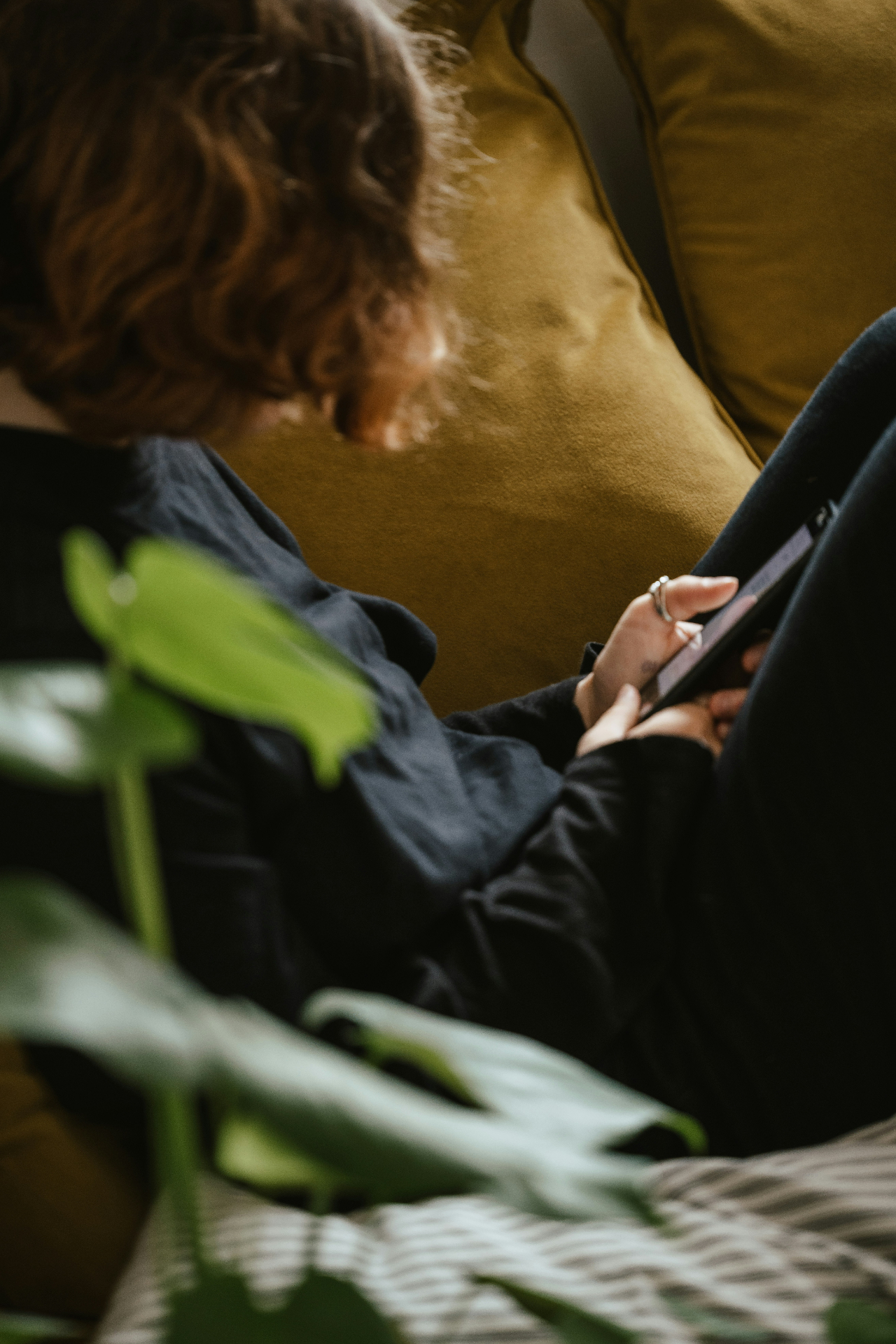 Person with a tablet